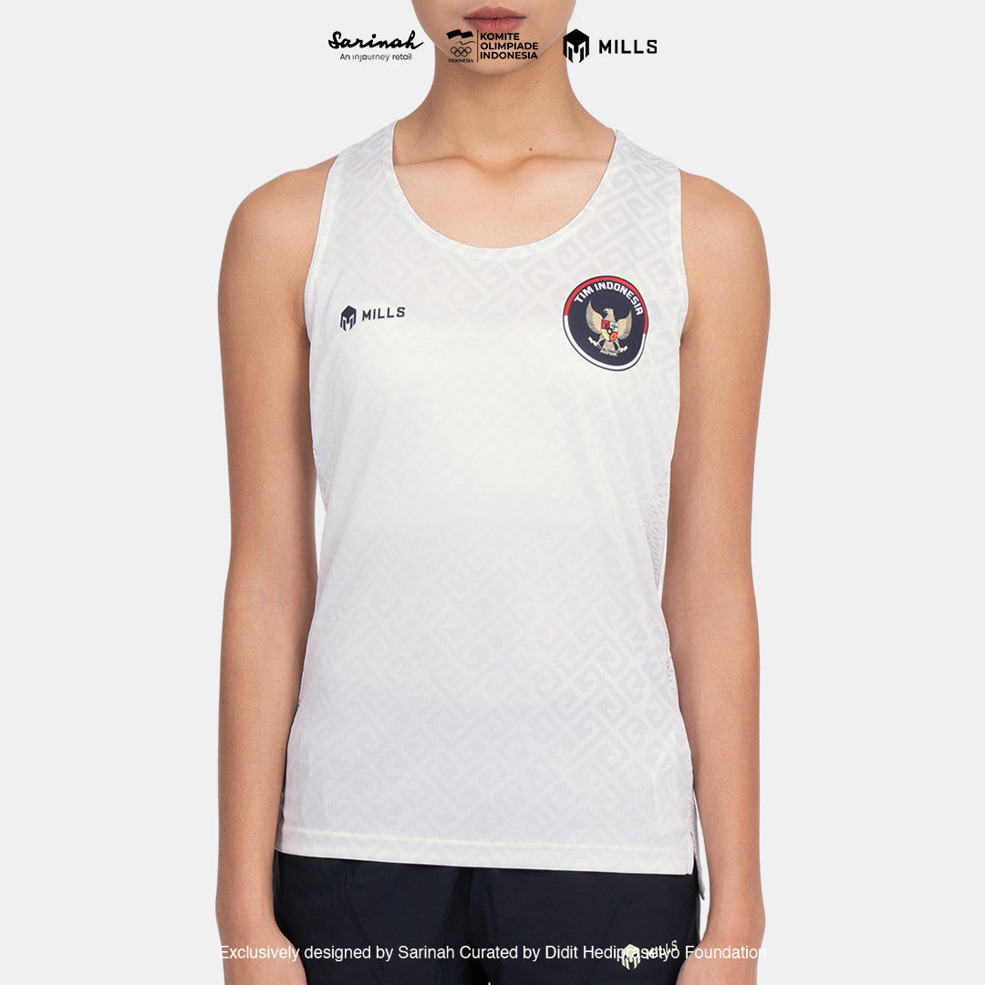 MILLS SEA GAMES ATHLETIC TANK TOP WOMEN BEIGE  01100086 66SGM