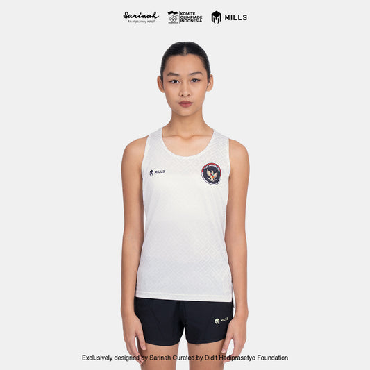 MILLS SEA GAMES ATHLETIC TANK TOP WOMEN BEIGE  01100086 66SGM