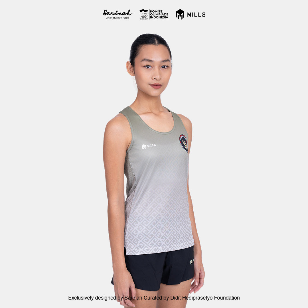 MILLS SEA GAMES ATHLETIC TANK TOP WOMEN GREEN 01100086 50SGM