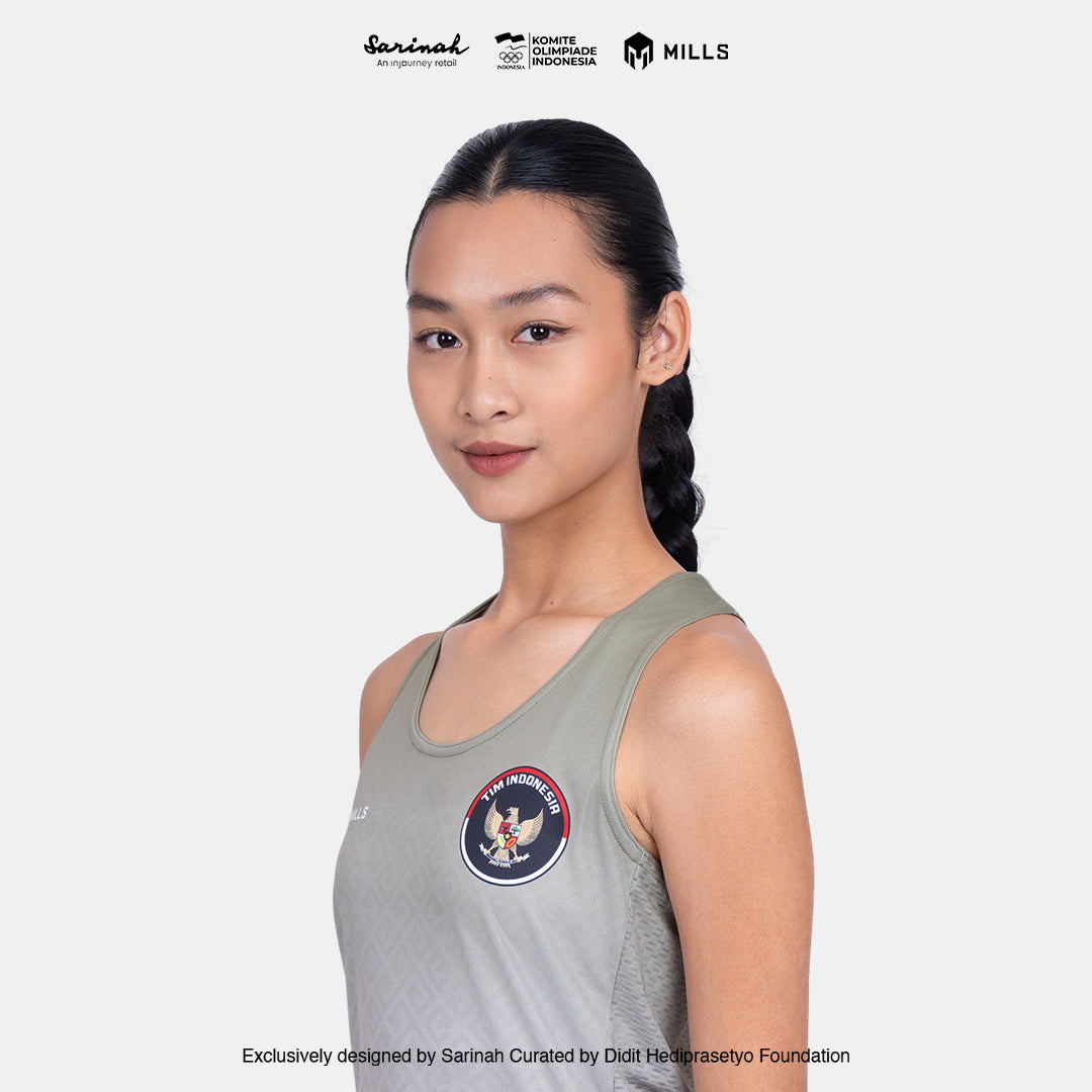 MILLS SEA GAMES ATHLETIC TANK TOP WOMEN GREEN 01100086 50SGM