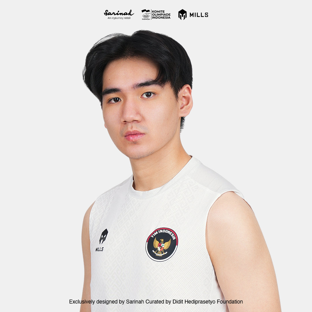 MILLS SEA GAMES AWAY INDOOR SLEEVELESS MEN BEIGE 01100079 66SGM