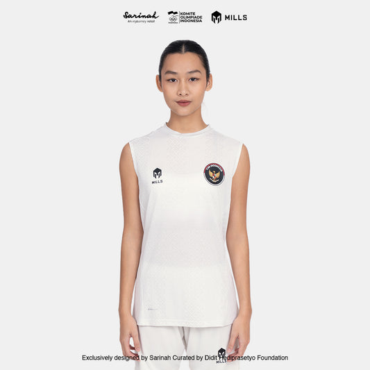MILLS SEA GAMES AWAY INDOOR SLEEVELESS WOMEM BEIGE 01100080 66SGM