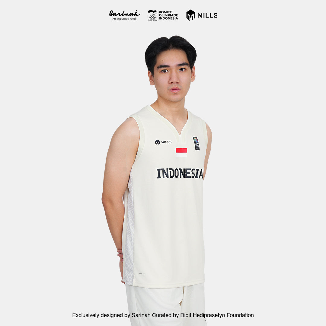 MILLS SEA GAMES BASKETBALL JERSEY MEN BEIGE 01100083 66SGM
