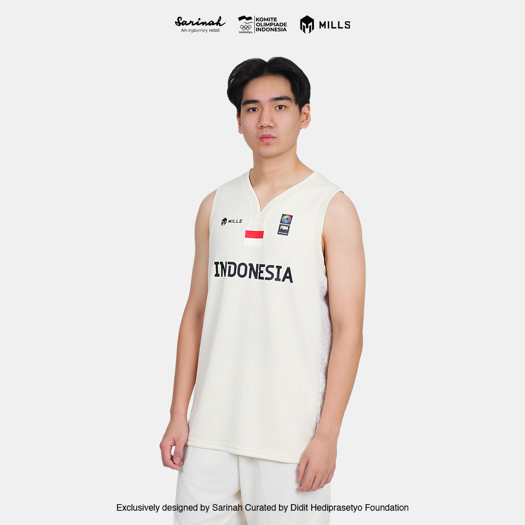 MILLS SEA GAMES BASKETBALL JERSEY MEN BEIGE 01100083 66SGM