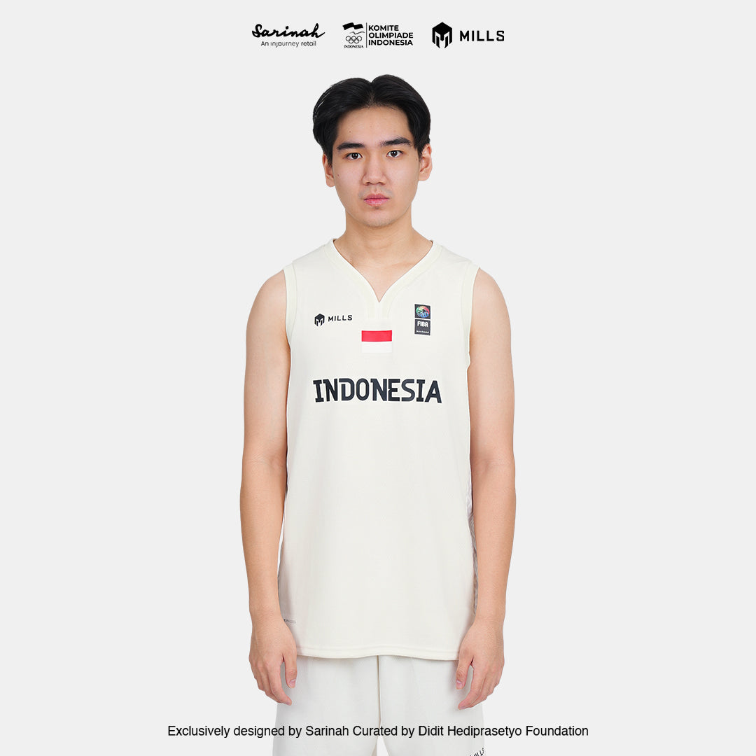 MILLS SEA GAMES BASKETBALL JERSEY MEN BEIGE 01100083 66SGM
