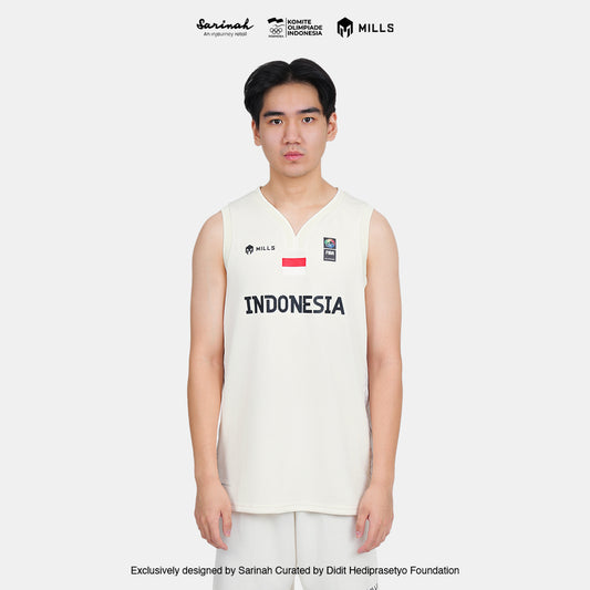 MILLS SEA GAMES BASKETBALL JERSEY MEN BEIGE 01100083 66SGM