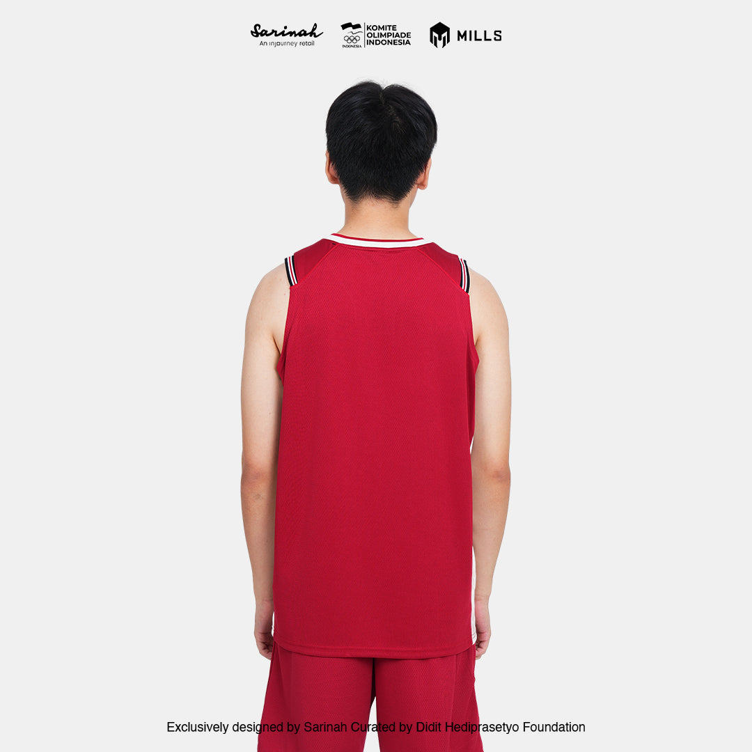 MILLS SEA GAMES BASKETBALL JERSEY MEN RED 01100083 30SGM