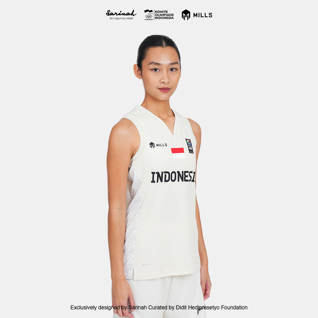 MILLS SEA GAMES BASKETBALL JERSEY WOMEN BEIGE 01100084 66SGM