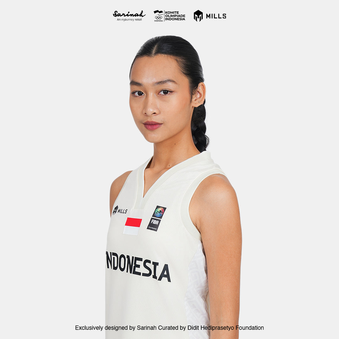 MILLS SEA GAMES BASKETBALL JERSEY WOMEN BEIGE 01100084 66SGM