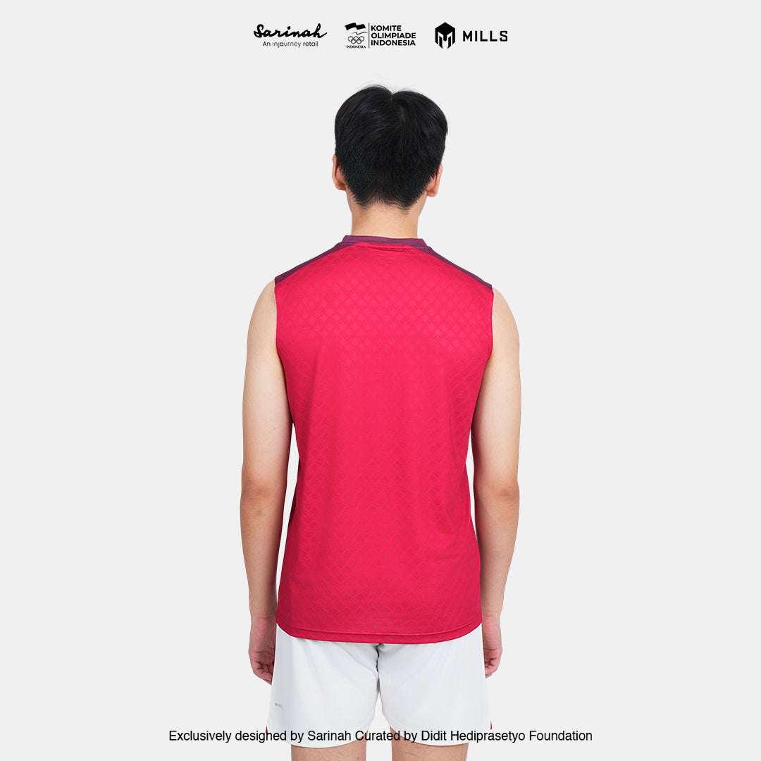 MILLS SEA GAMES HOME INDOOR SLEEVELESS MEN RED 01100077 30SGM