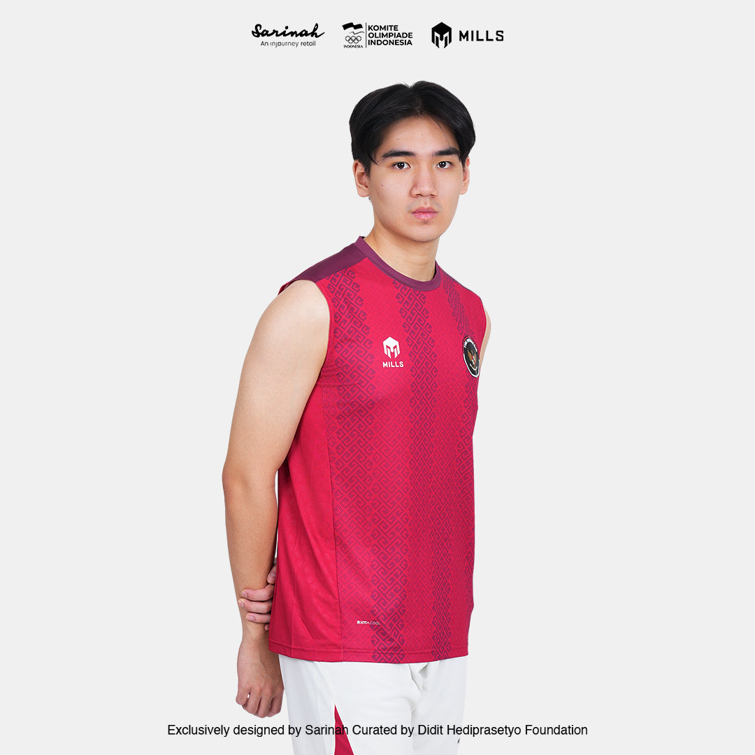 MILLS SEA GAMES HOME INDOOR SLEEVELESS MEN RED 01100077 30SGM