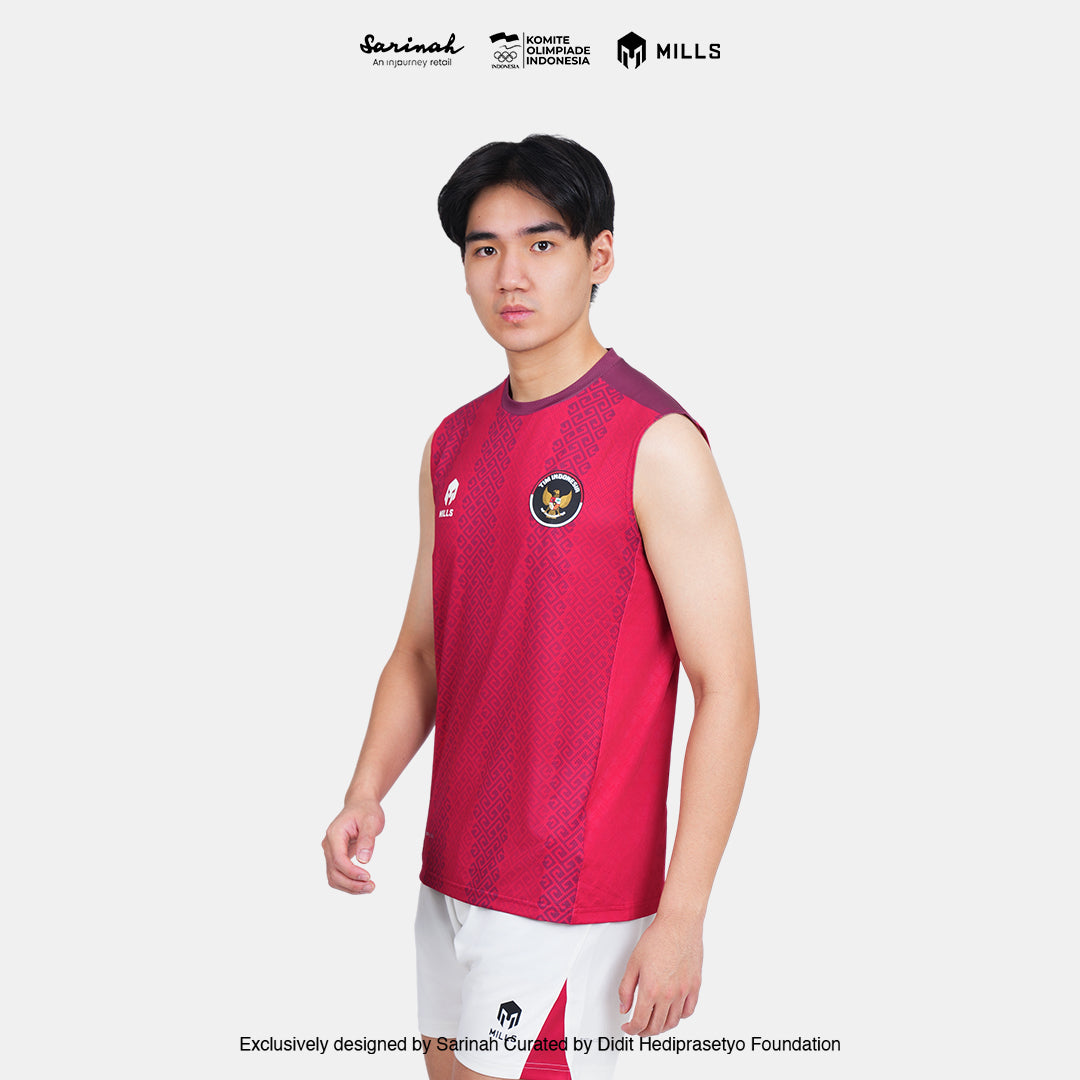 MILLS SEA GAMES HOME INDOOR SLEEVELESS MEN RED 01100077 30SGM