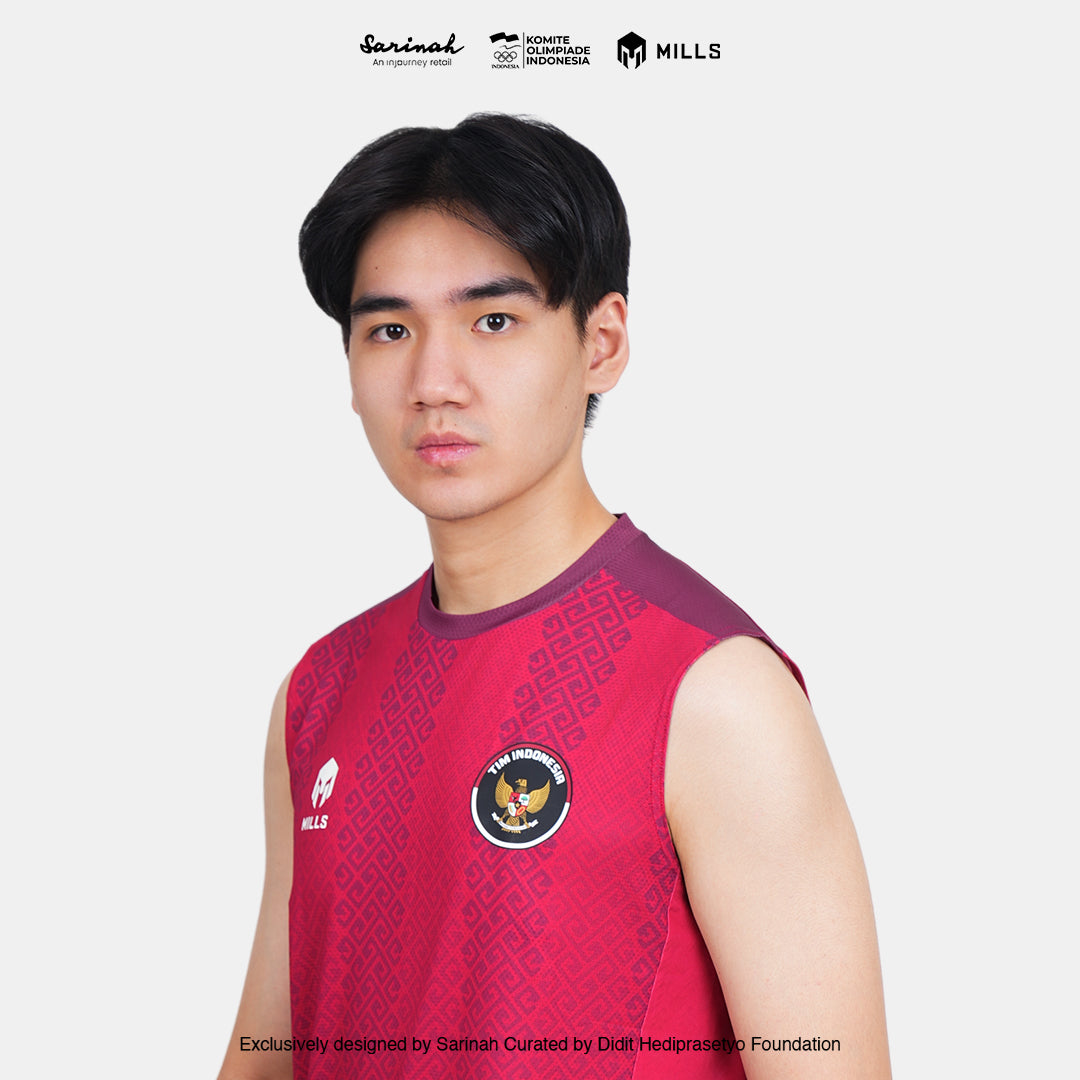 MILLS SEA GAMES HOME INDOOR SLEEVELESS MEN RED 01100077 30SGM