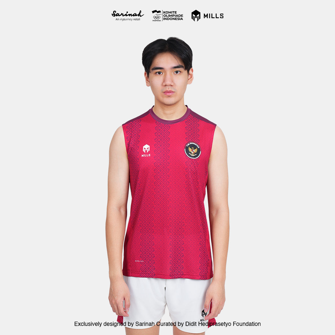 MILLS SEA GAMES HOME INDOOR SLEEVELESS MEN RED 01100077 30SGM