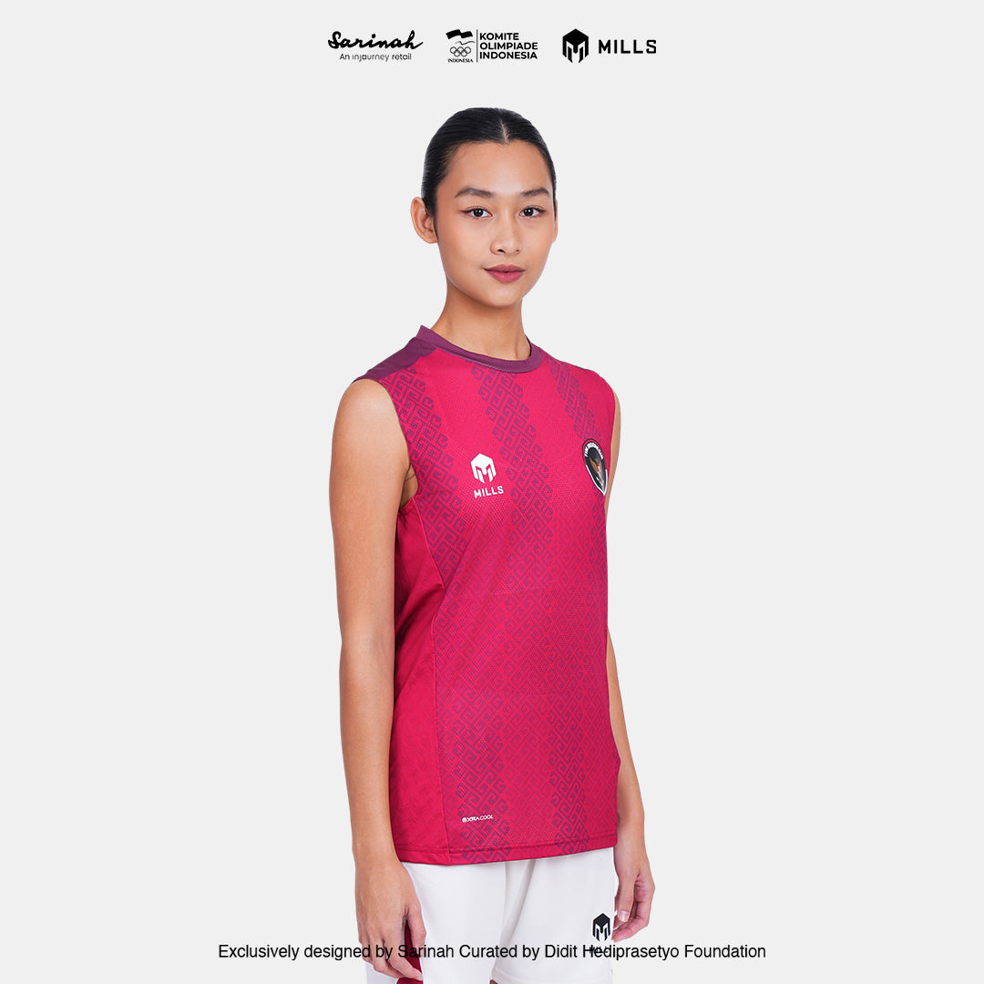 MILLS SEA GAMES HOME INDOOR SLEEVELESS WOMEN RED 01100078 30SGM