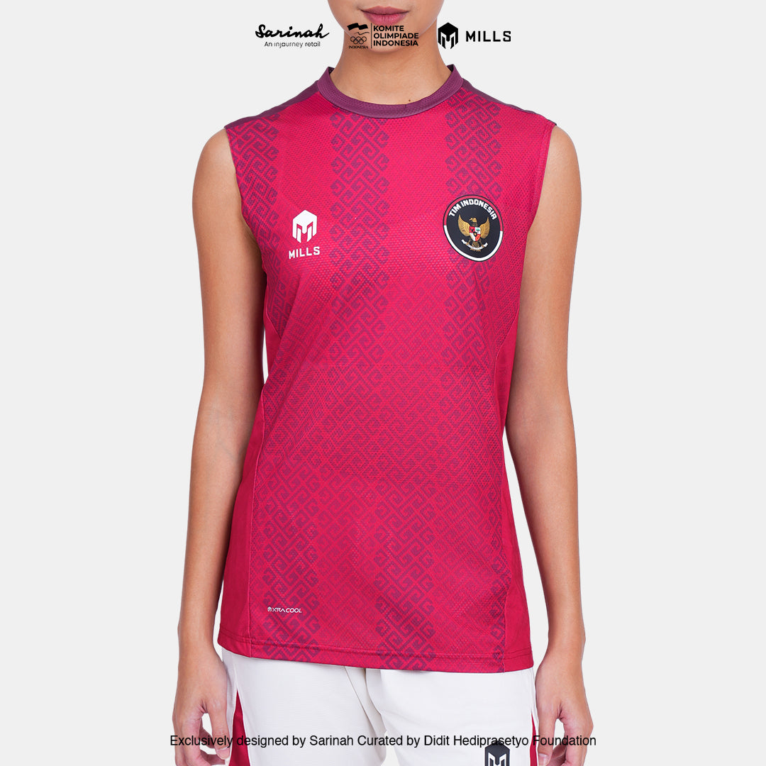 MILLS SEA GAMES HOME INDOOR SLEEVELESS WOMEN RED 01100078 30SGM