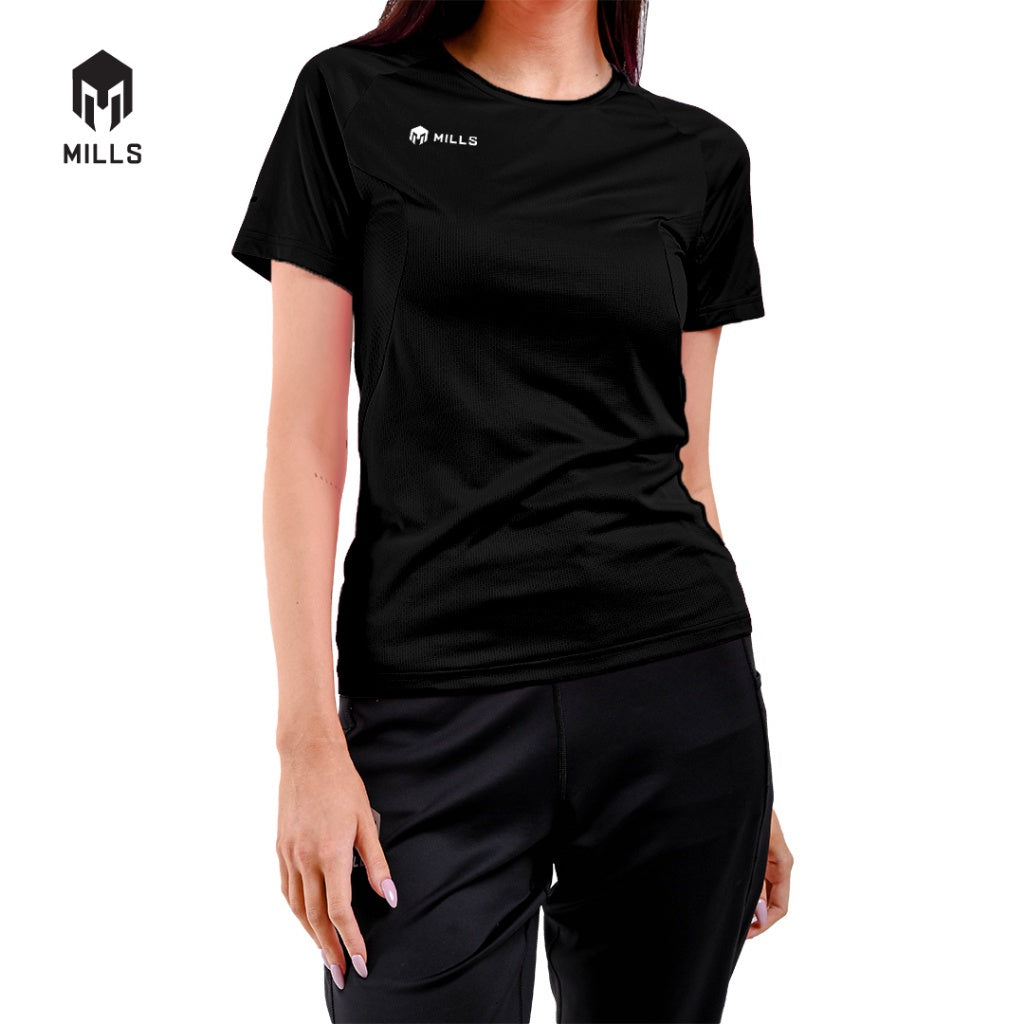 MILLS Baju Olahraga Running Rise Running Tee Women 5006