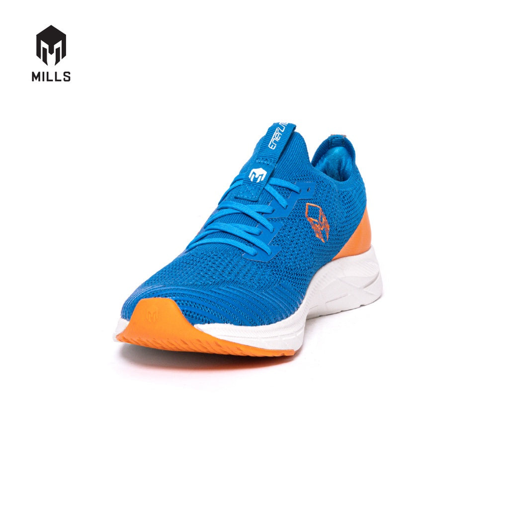 Mills Sepatu Lari Running Shoes Treximo Enerlite Blue/Orange/Lt.Grey 9102002