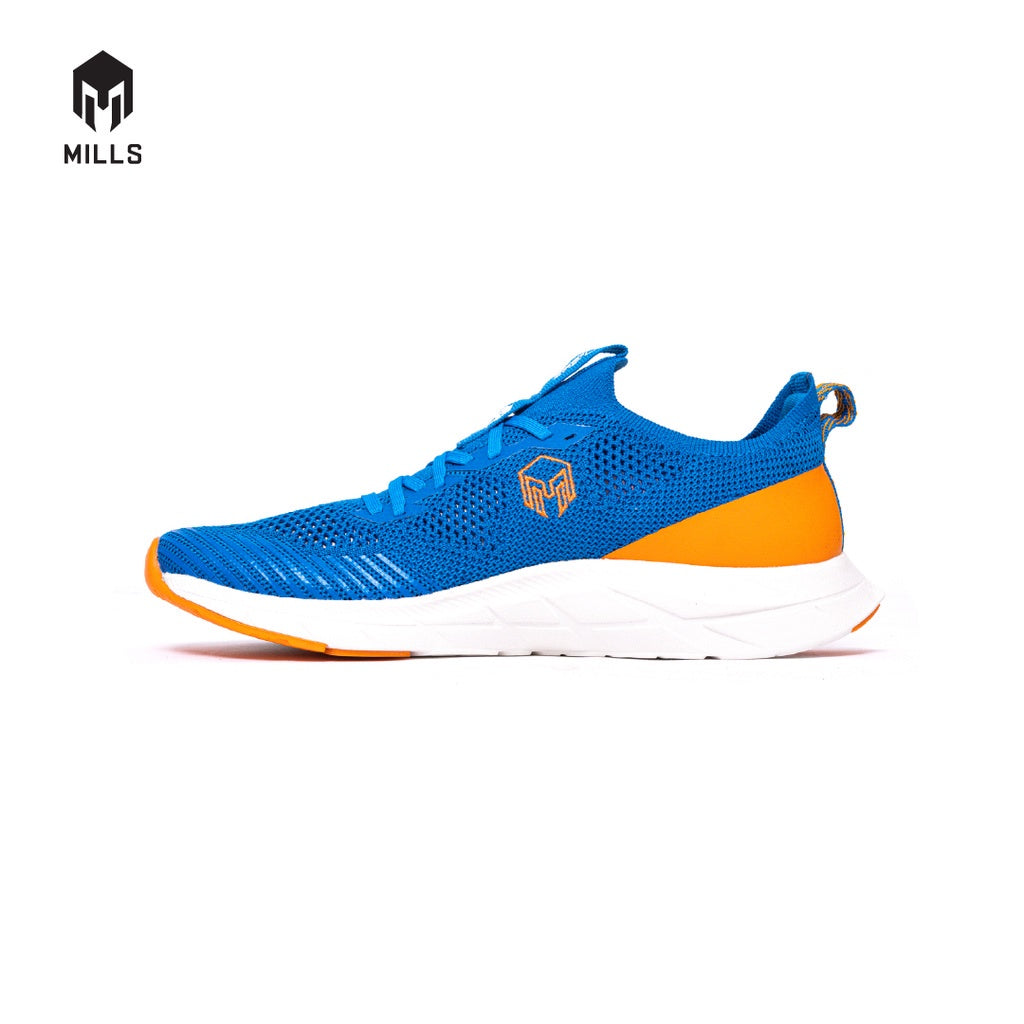 Mills Sepatu Lari Running Shoes Treximo Enerlite Blue/Orange/Lt.Grey 9102002
