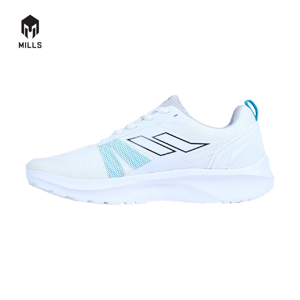 Mills Sepatu Lari Running Shoes Blazer White / Blue / Neon 9100502