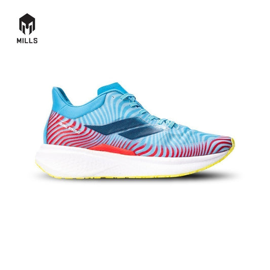 Mills Sepatu Lari Running Shoes Enermax Dynaplate LT. Blue / White / Neon 9100704