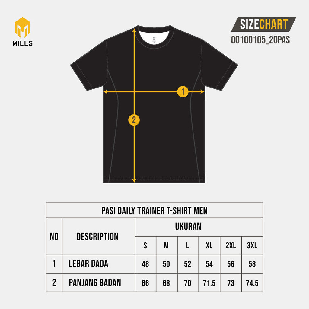 MILLS PASI DAILY TRAINER RUNNING T-SHIRT MEN 00100105 10
