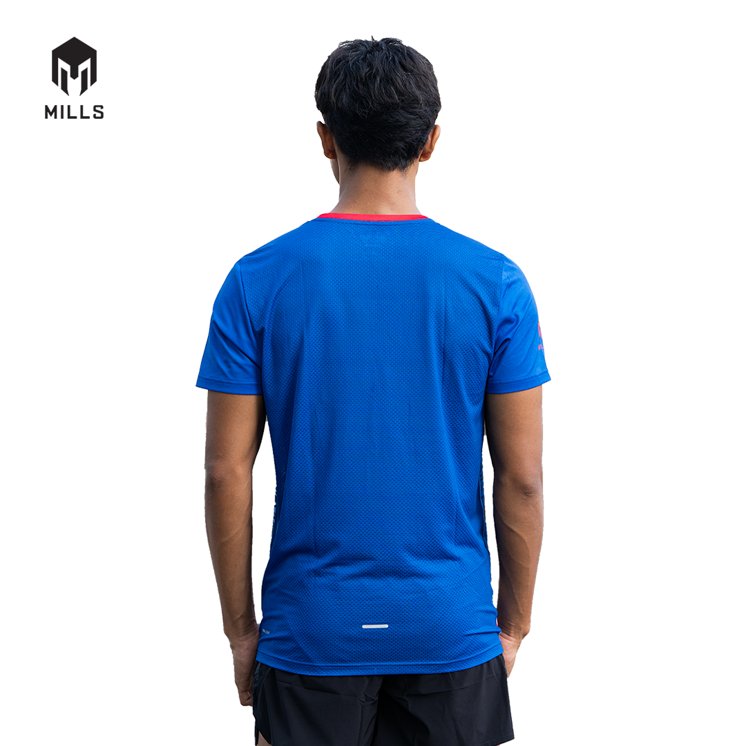 MILLS Superman Baju Olahraga Running Shirt Tee Shirt 2044DC