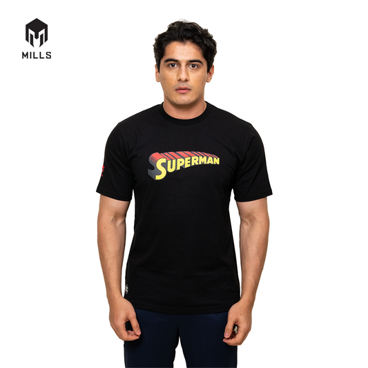 MILLS Superman Cotton T-Shirt 1.0 Black 21030DC