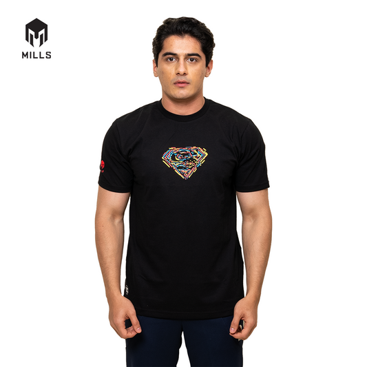 MILLS Superman Cotton T-Shirt 3.0 Black 21032DC