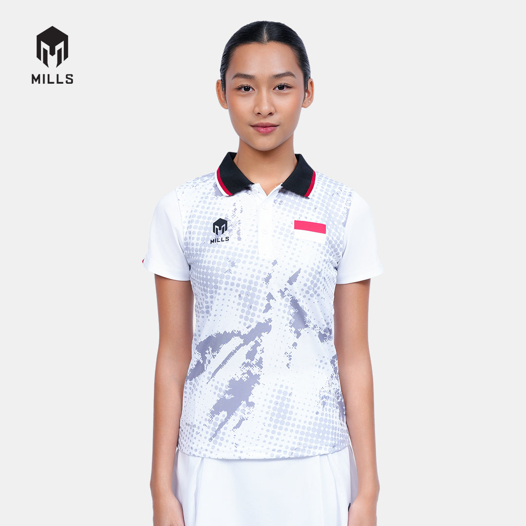 MILLS TENNIS INDONESIA JERSEY WOMEN WHITE 00100591 20PLT