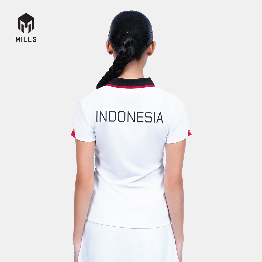 MILLS TENNIS INDONESIA JERSEY WOMEN WHITE 00100591 20PLT