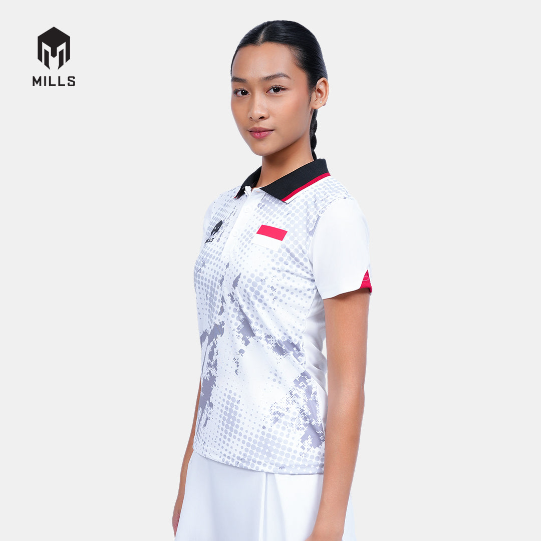 MILLS TENNIS INDONESIA JERSEY WOMEN WHITE 00100591 20PLT