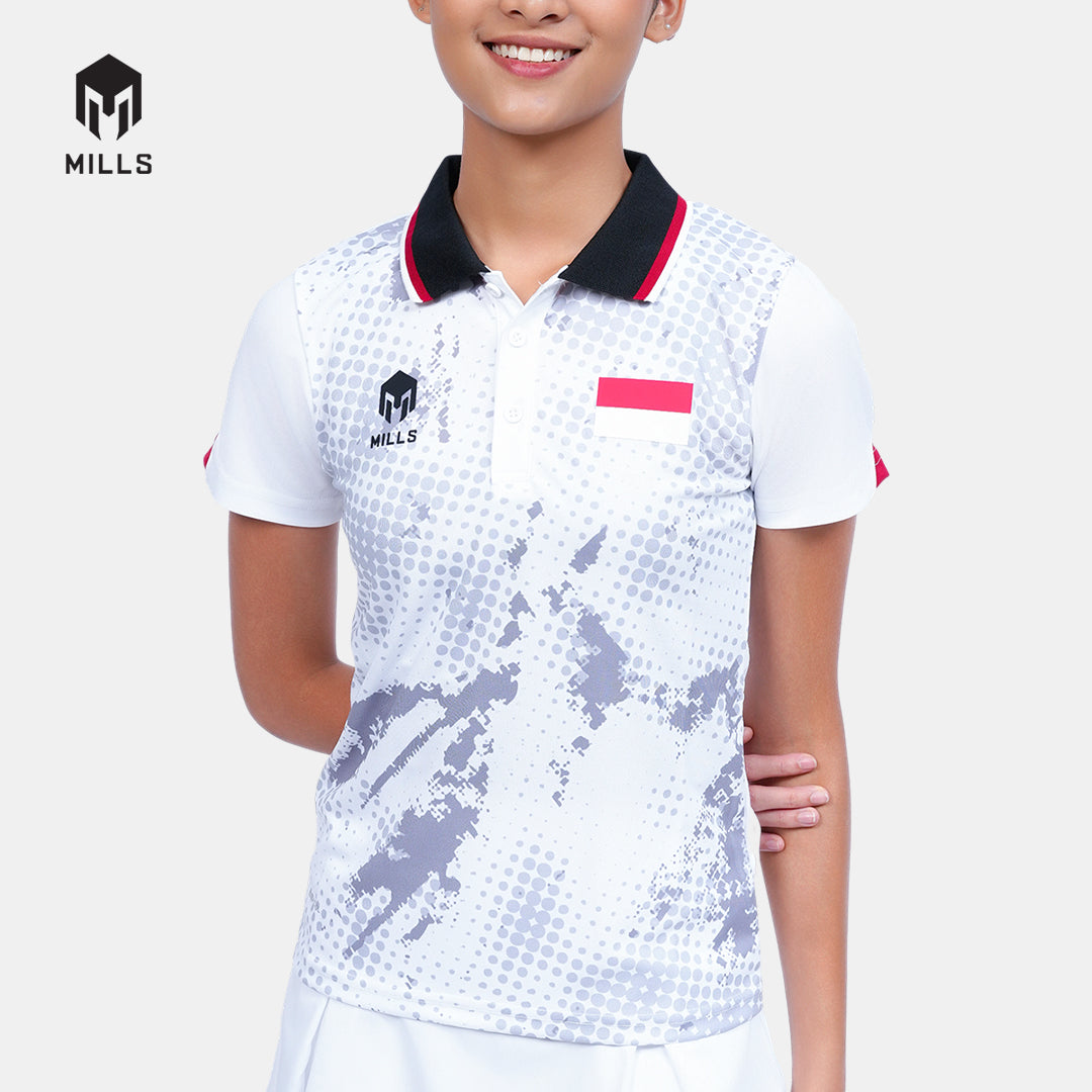 MILLS TENNIS INDONESIA JERSEY WOMEN WHITE 00100591 20PLT