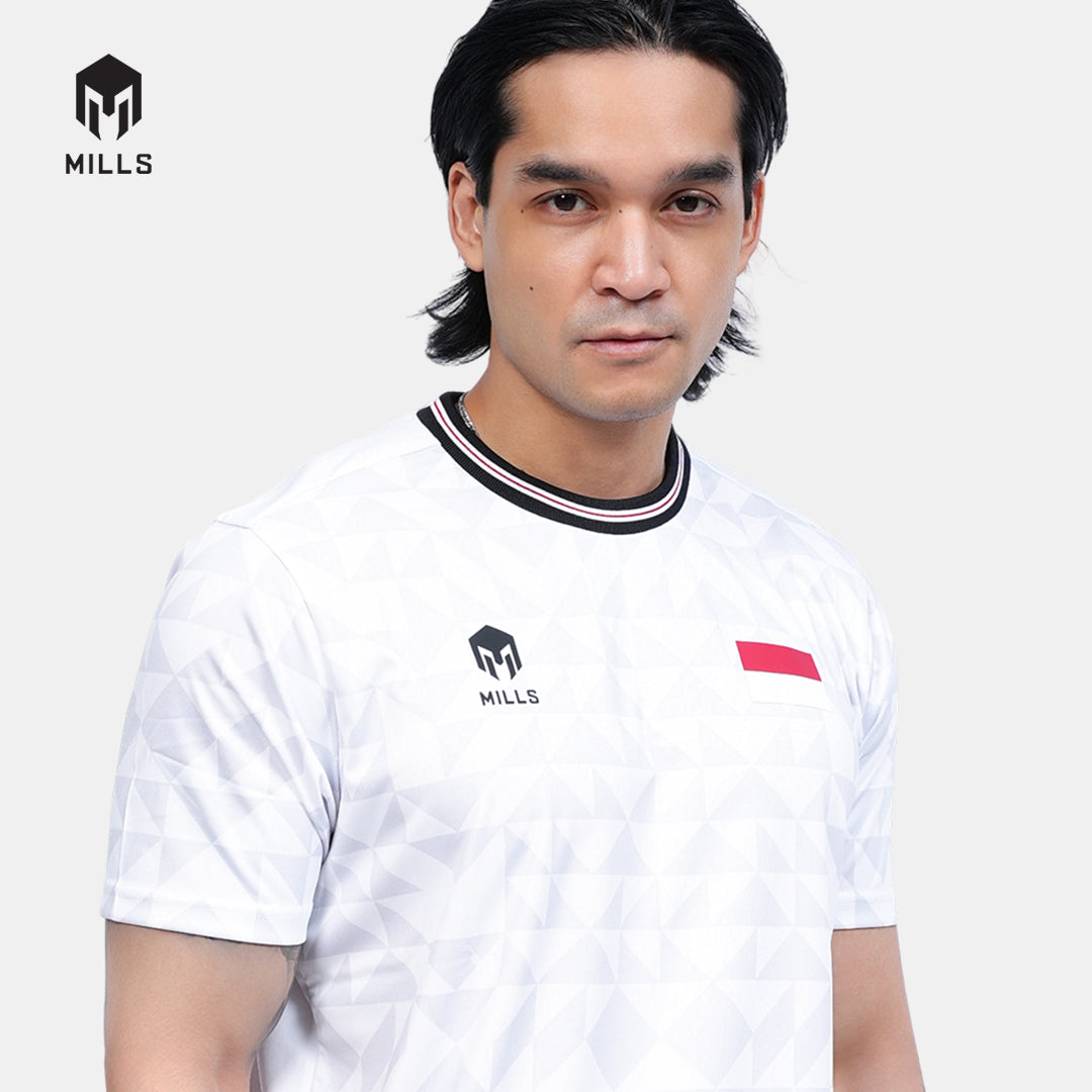 MILLS TENNIS INDONESIA TRAINING JERSEY MEN WHITE 00100592 20PLT