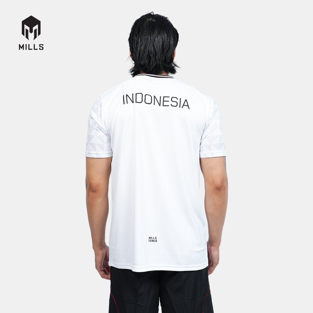 MILLS TENNIS INDONESIA TRAINING JERSEY MEN WHITE 00100592 20PLT