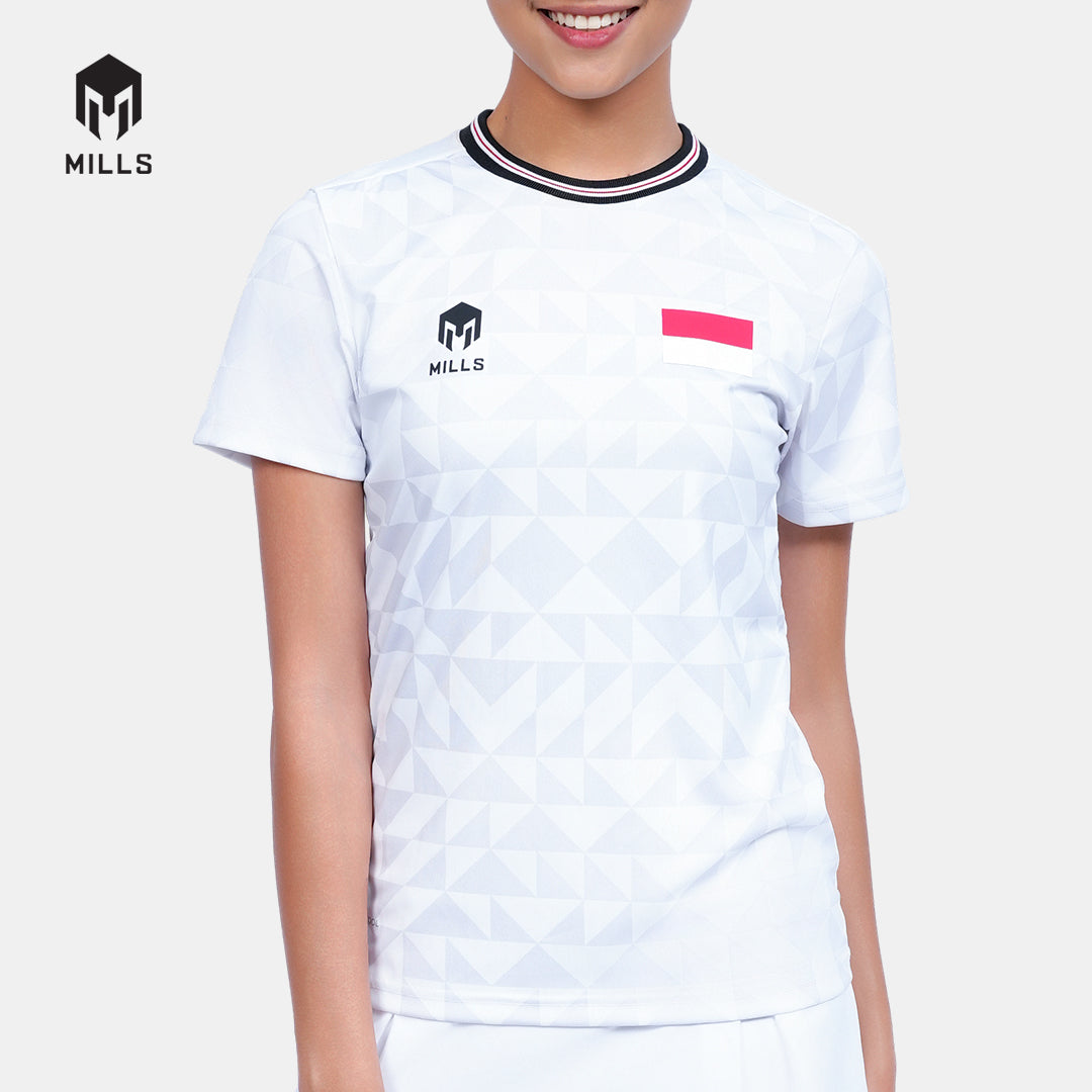 MILLS TENNIS INDONESIA TRAINING JERSEY WOMEN WHITE 00100593 20PLT