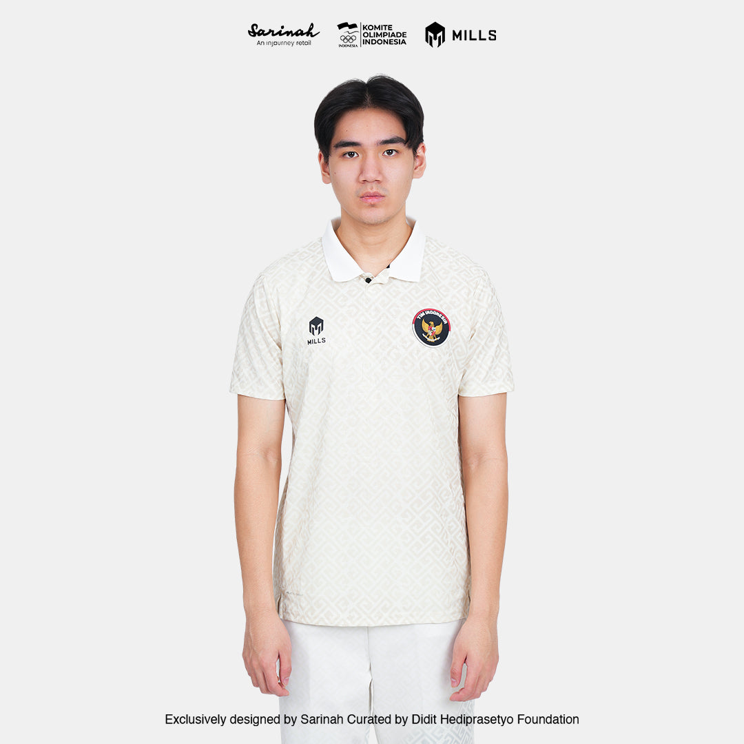 MILLS TIM INDONESIA PERFORMANCE POLO SHIRT BEIGE 00700312 66SGM