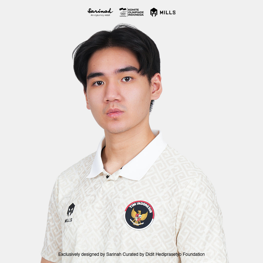 MILLS TIM INDONESIA PERFORMANCE POLO SHIRT BEIGE 00700312 66SGM