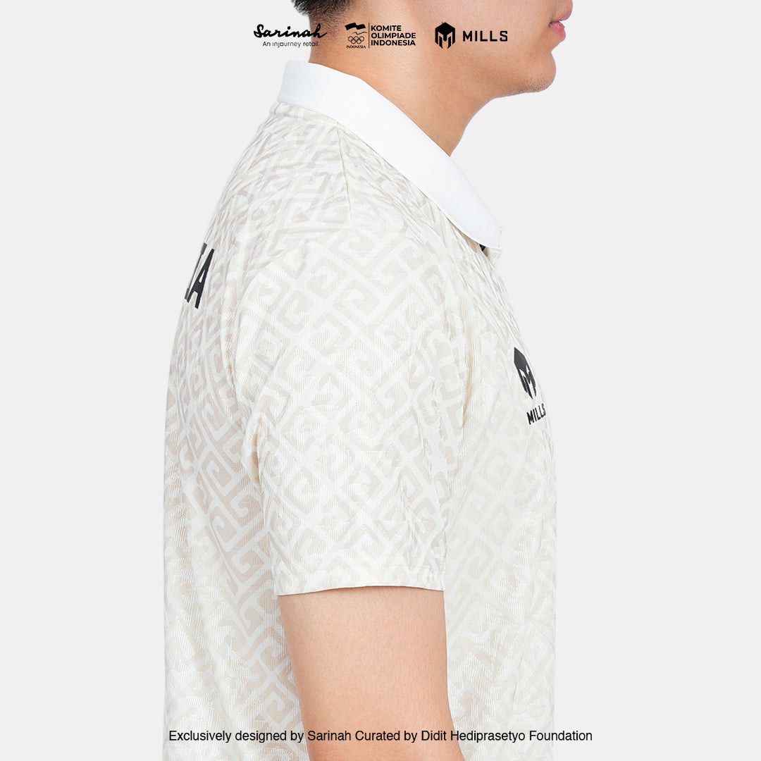MILLS TIM INDONESIA PERFORMANCE POLO SHIRT BEIGE 00700312 66SGM