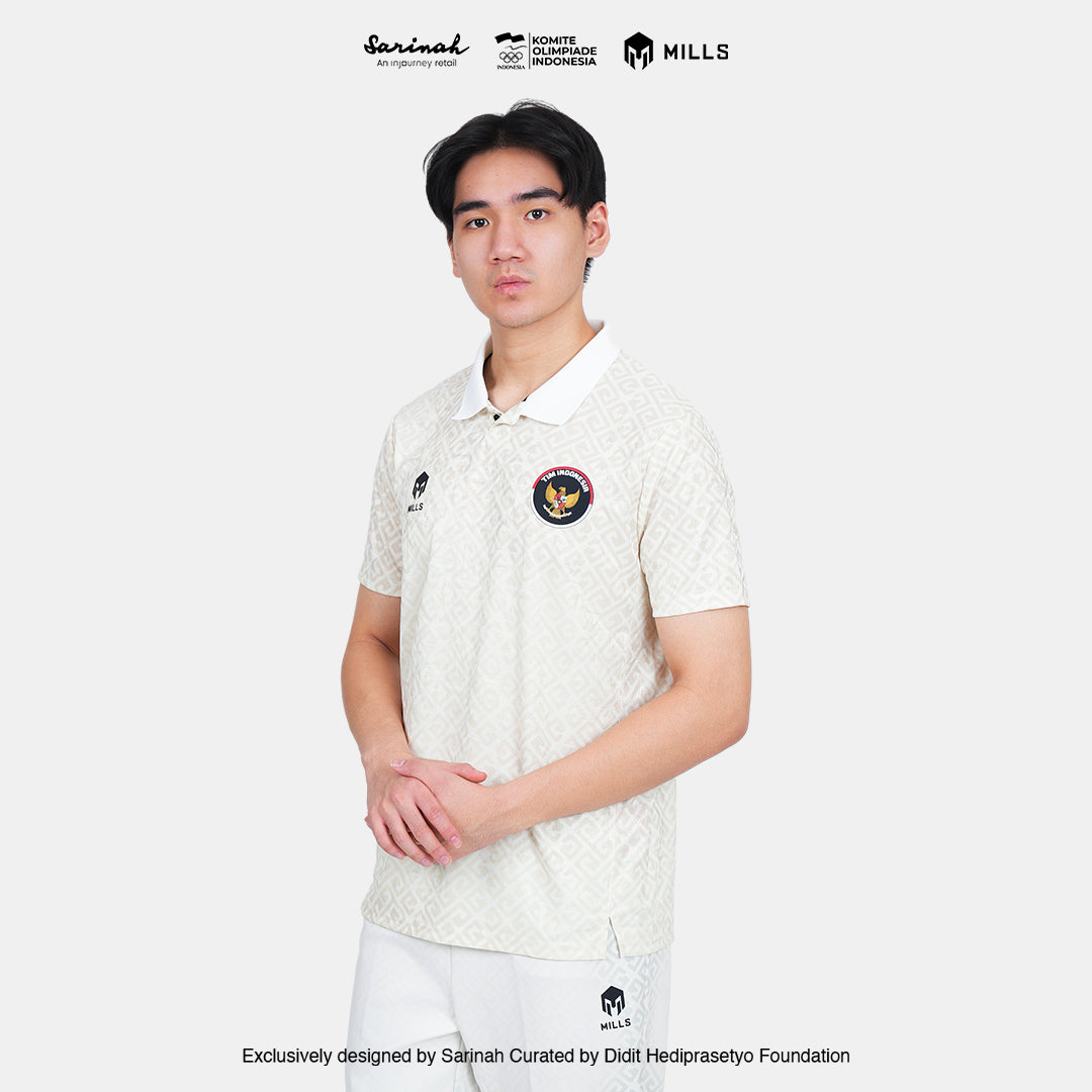 MILLS TIM INDONESIA PERFORMANCE POLO SHIRT BEIGE 00700312 66SGM