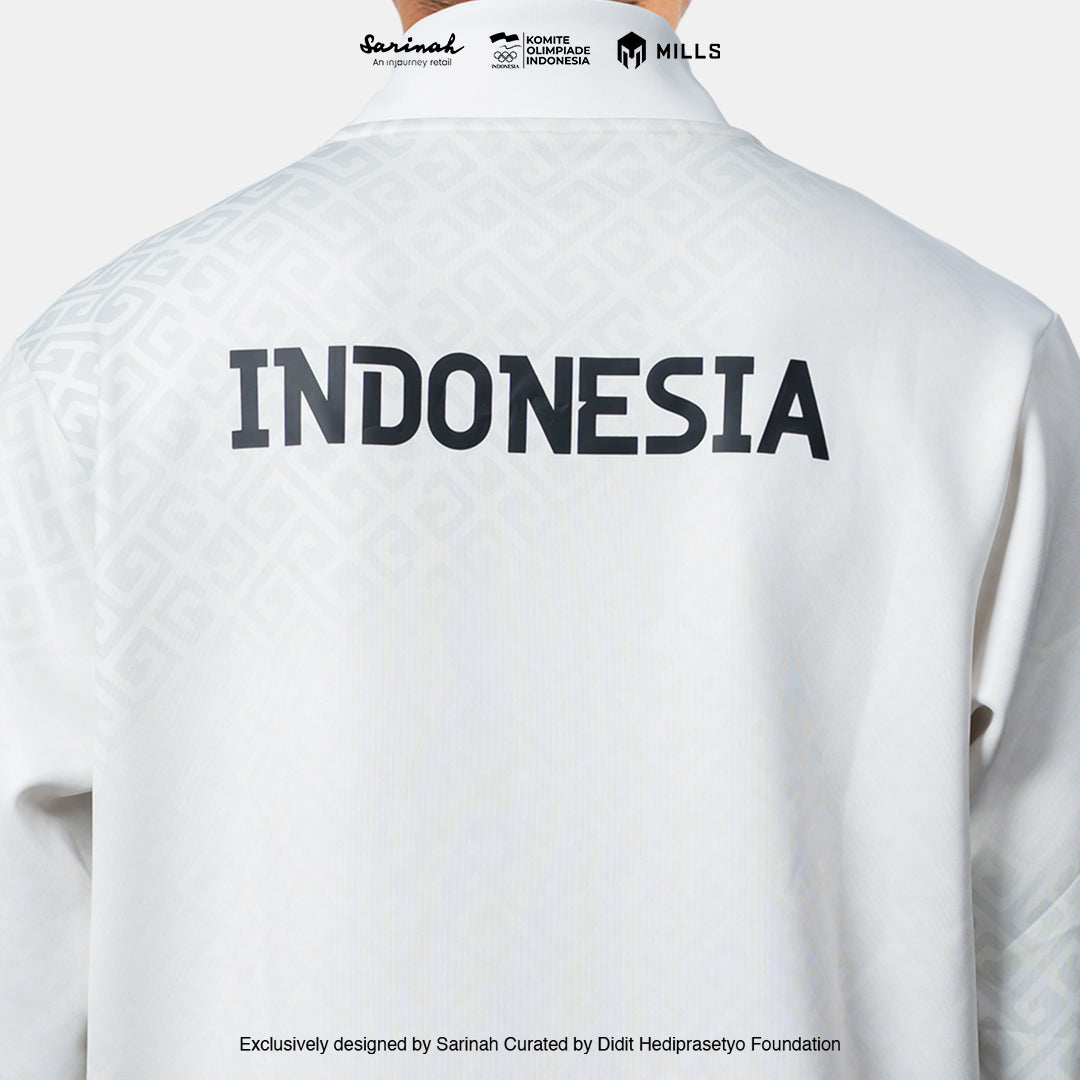 MILLS TIM INDONESIA SEA GAMES TRACK JACKET BEIGE 01700266 66SGM