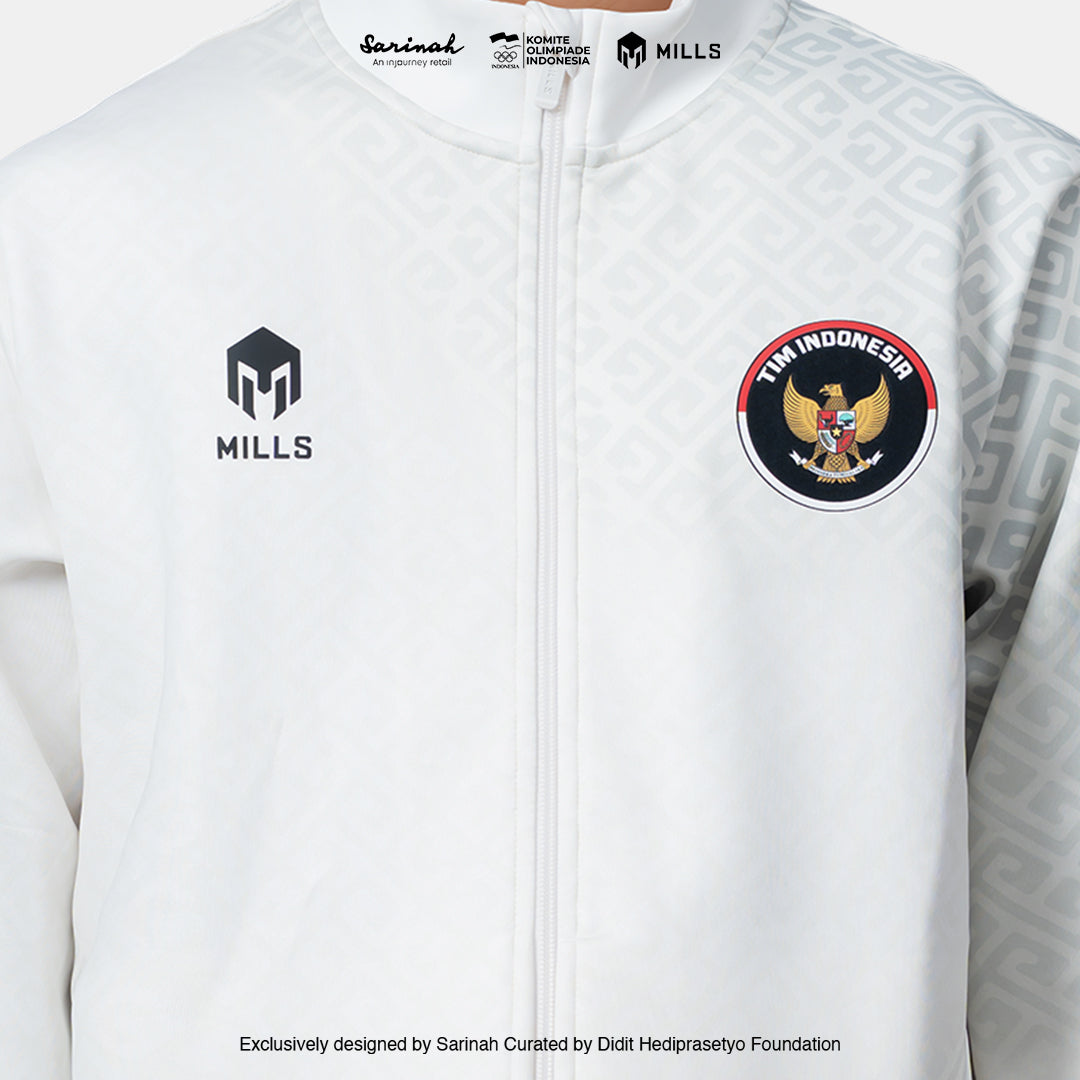 MILLS TIM INDONESIA SEA GAMES TRACK JACKET BEIGE 01700266 66SGM