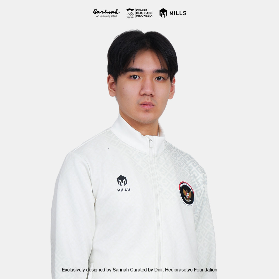 MILLS TIM INDONESIA SEA GAMES TRACK JACKET BEIGE 01700266 66SGM