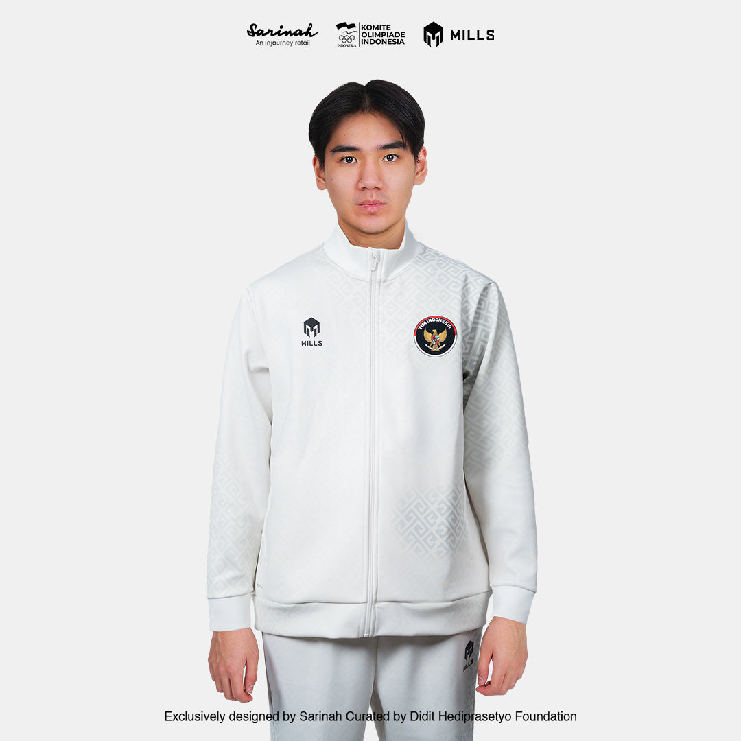 MILLS TIM INDONESIA SEA GAMES TRACK JACKET BEIGE 01700266 66SGM