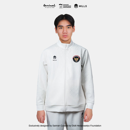 MILLS TIM INDONESIA SEA GAMES TRACK JACKET BEIGE 01700266 66SGM