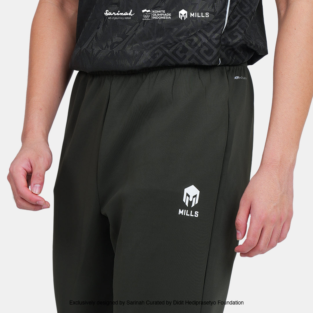 MILLS TIM INDONESIA SEA GAMES CELANA TRACK PANTS GREEN 03000266 50SGM