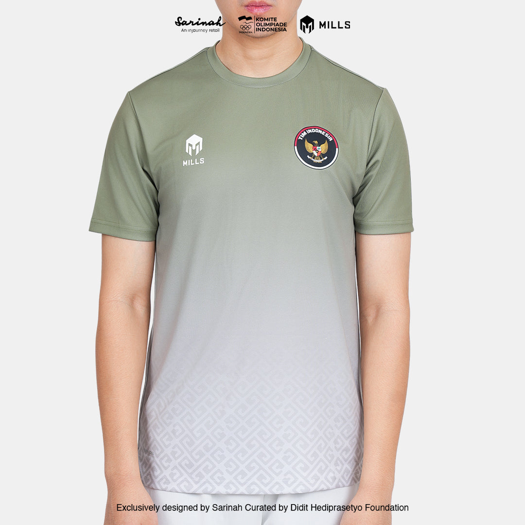 MILLS TIM INDONESIA SEA GAMES TRAINING JERSEY GREEN  00100799 50SGM