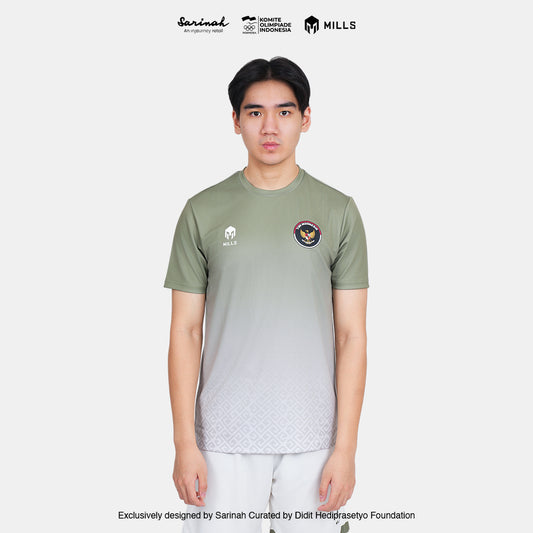 MILLS TIM INDONESIA SEA GAMES TRAINING JERSEY GREEN  00100799 50SGM