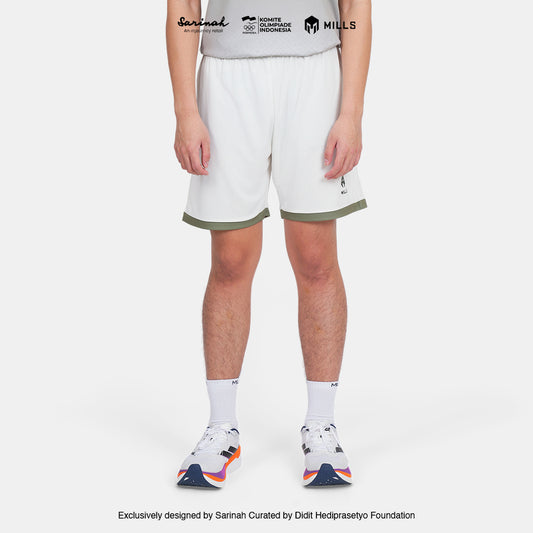 MILLS TIM INDONESIA SEA GAMES TRAINING SHORT BEIGE 03100372 66SGM