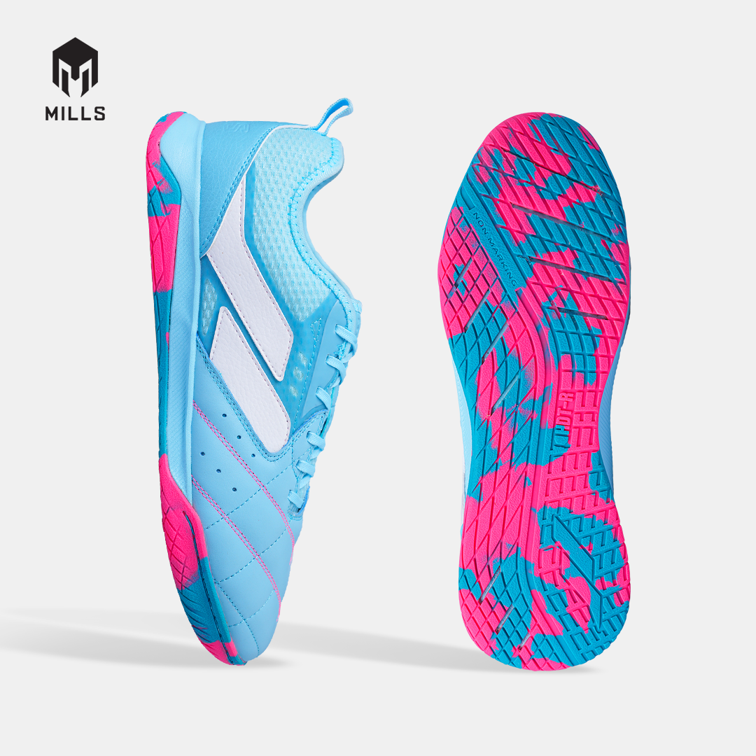 MILLS SEPATU FUTSAL VOLTASALA LEON M2 LEA AQUA.BLUE/WHITE/HOT.PINK 9502603